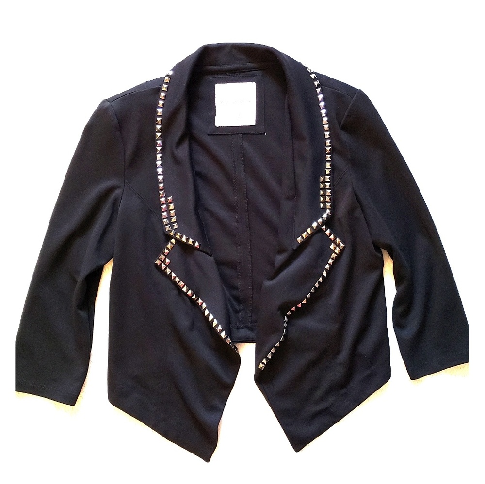 Studded black blazer